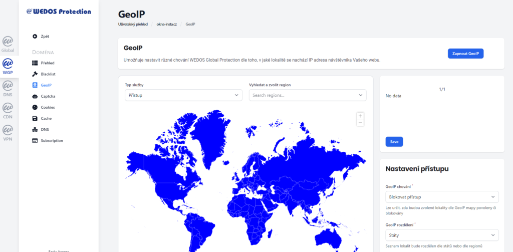 Wedos Global Filtrovani Geo Ip